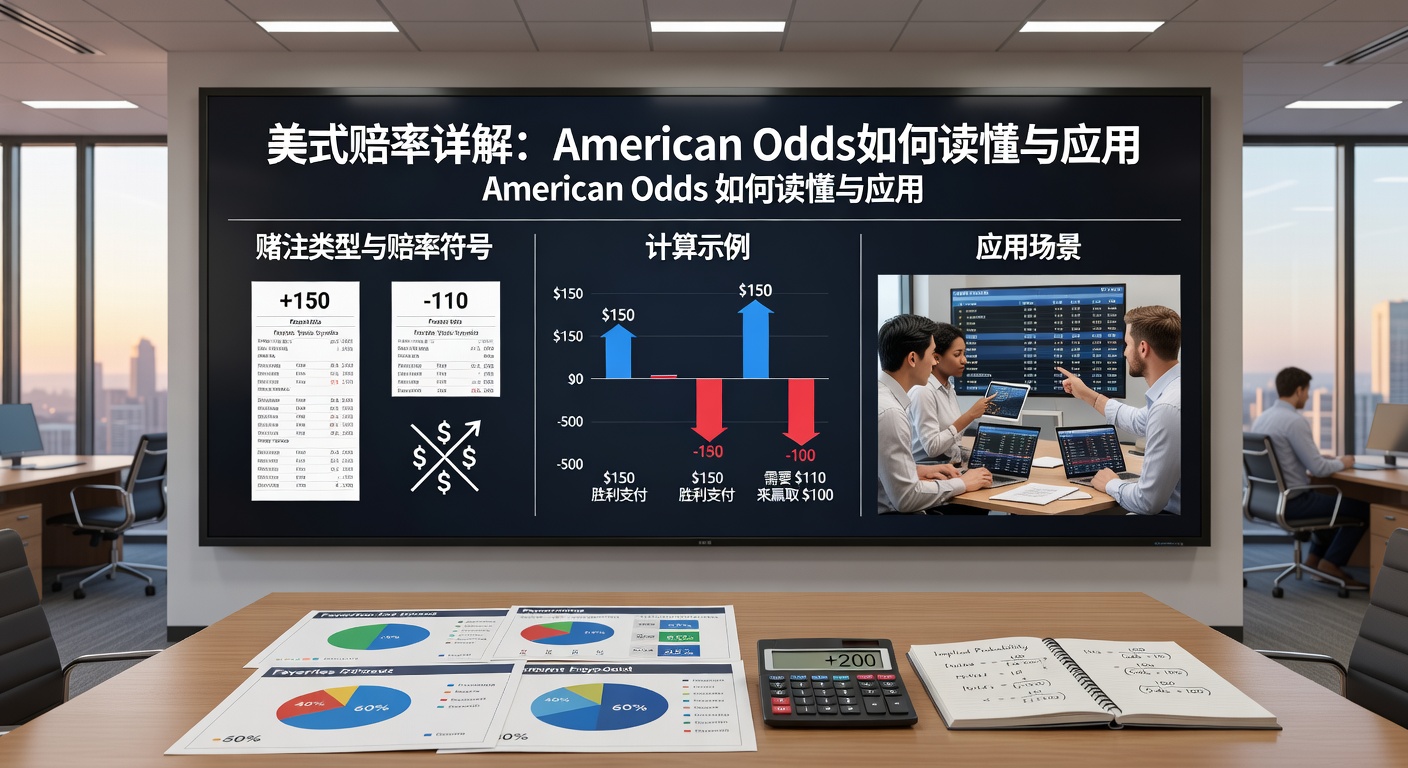美式赔率 American Odds 详解：体育竞猜应用指南